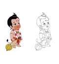 Hanuman Coloring Book (Copy Coloring)