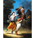 Krishna Kills the Sankhacuda Demon