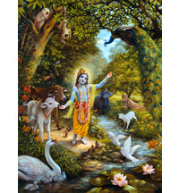 Krishna Speaks With the Animals of Vrindavan