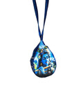 Krishna Playing Flute (Blue) - Digitally Printed Bead-Bag [3 sides and strap] Standard Size