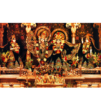 Sri Radha-Rasabihari with Gopis - Juhu, Mumbai, India