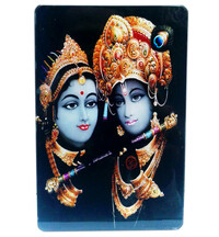 Acrylic Stand -- Radha Krishna with Flute  (large size)