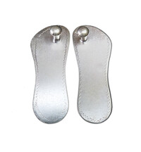 Deity Shoes -- White Metal, 3"