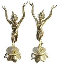 Gaura Nitai Deities Lotus Base (Brass 13")