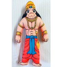 Childrens Stuffed Toy: Lord Hanuman (Approx. 9" high))