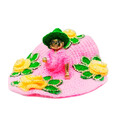 Woolen Winter Dress with Cap for Laddu Gopal