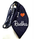 I Love Radha - Digitally Printed Bead-Bag [3 sides and strap] Standard Size