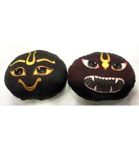 Childrens Stuffed Toy: Narayana Sila and Narasimha Sila Dolls (Set of 2)