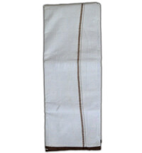 Dhoti -- Fine khadi with border