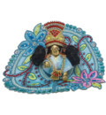 Laddu Gopal Dress Colorful Flowers and Colorful Gems