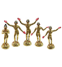 Pancha Tattva Dieties (9" Solid Brass)