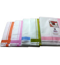 Dhoti White Cotton SKT -- Best Quality with Color Borders