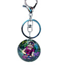 Srimati Radharani Key Ring (two sided)