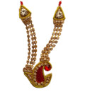 Crown and Necklace Set -- Threaded Kerry & White Red Diamonds (pair)