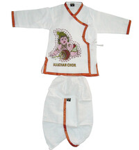 Boys Dhoti and Kurta Set -- Krishna Print on Kurta