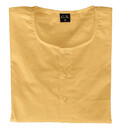 Kurta -- Cotton, saffron