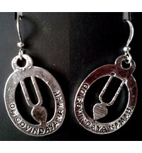 Earrings Tilak Om Govindaya Namah (Pair)