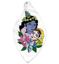 \'Pearl\' Embroidery Radha & Krishna Bead Bag