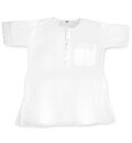 Boys Kurta -- Jute, White