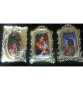 Krishna Photo Frame With Magnet 4.5\" (set of 3)