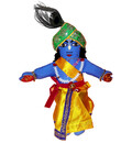 Childrens Stuffed Toy: Lord Krishna Doll - 18\" Inches