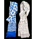 Discharge Print Harinam Neck Scarf Cotton